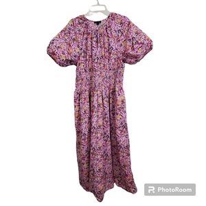 J. Crew Floral Midi Dress